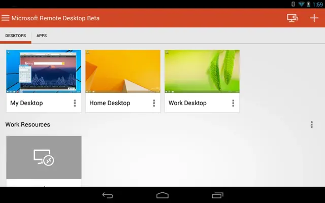 Microsoft Remote Desktop Beta android App screenshot 9