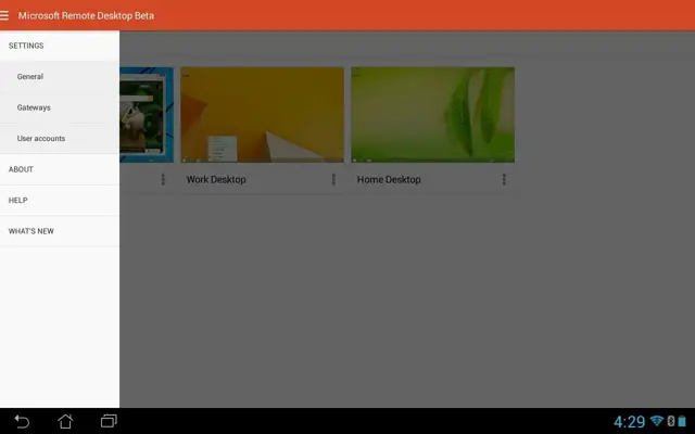 Microsoft Remote Desktop Beta android App screenshot 13