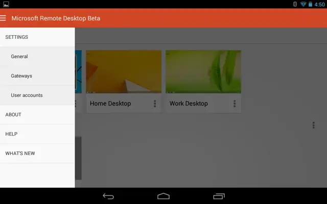 Microsoft Remote Desktop Beta android App screenshot 8